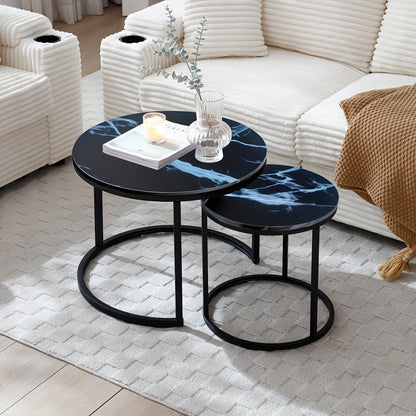 2-Piece Set Space-Saving Coffee Table, Living Room Center Table detail image - detail view 8