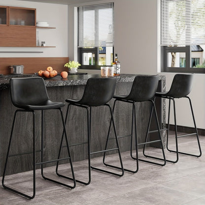 2-Piece Set Upholstered Bar Stool for Kitchen and Living Room detail image - detail view 27