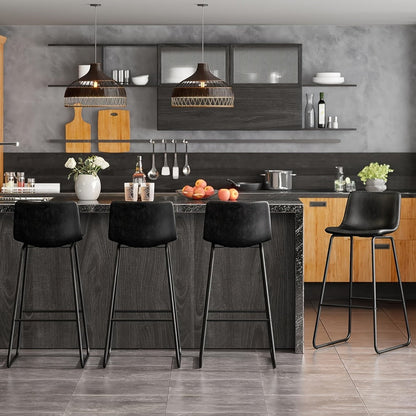 2-Piece Set Upholstered Bar Stool for Kitchen and Living Room detail image - detail view 28