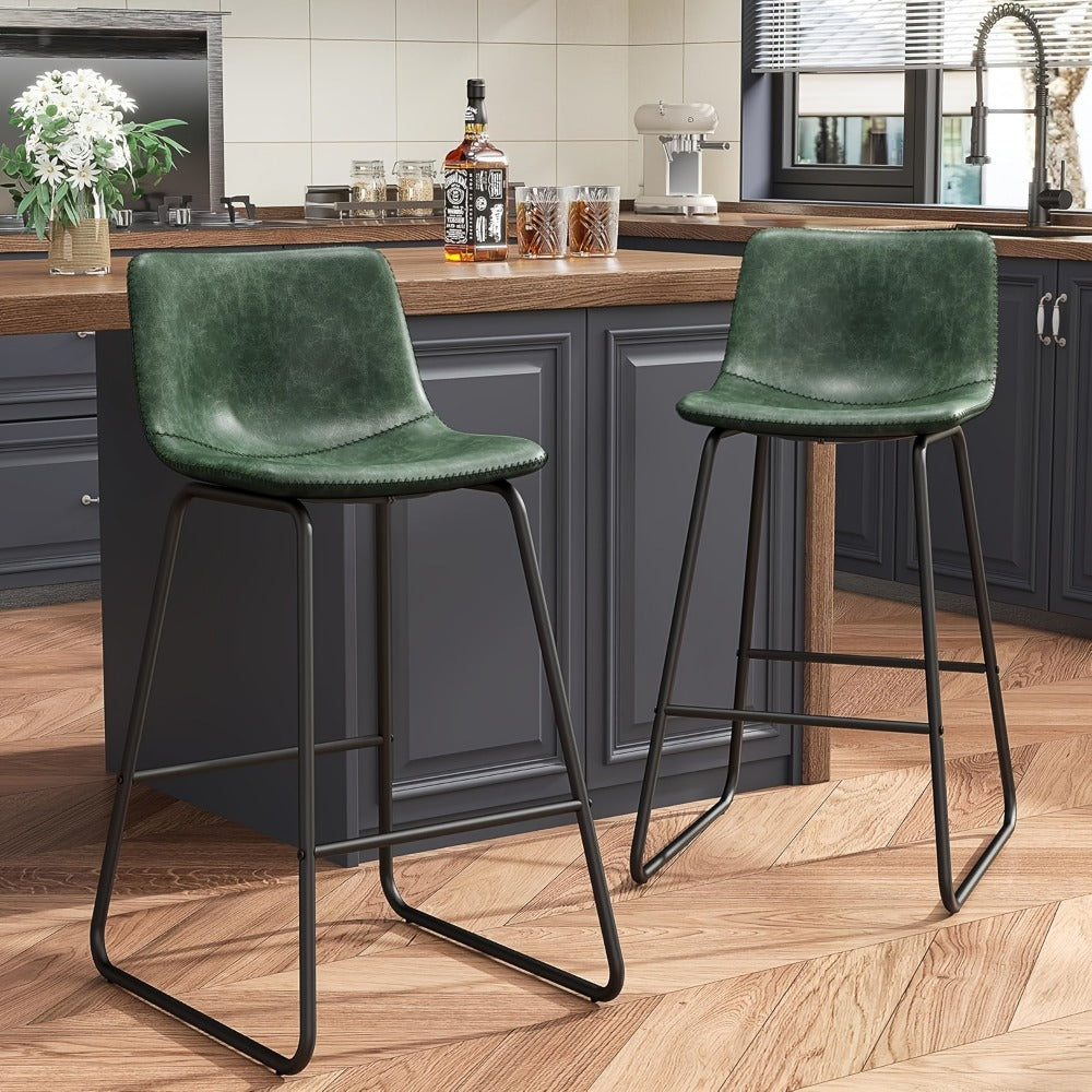 2-Piece Set Upholstered Bar Stool for Kitchen and Living Room detail image - detail view 7