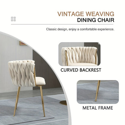2-Piece Set Upholstered Dining Chair for Kitchen and Living Room detail image - detail view 5