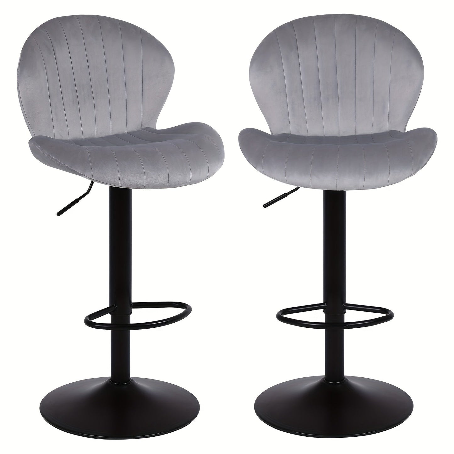 Bar Stool shown in the Deep Gray, 2pcs option