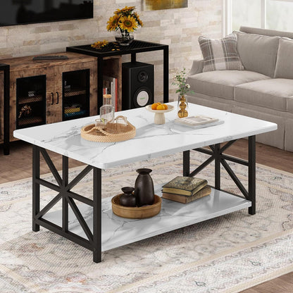 Coffee Table shown in the White option