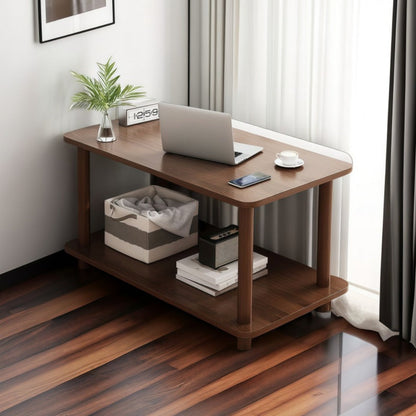 2-Tier Faux Marble Side Table with Multiple Color Options, Living Room End Table detail image - detail view 15