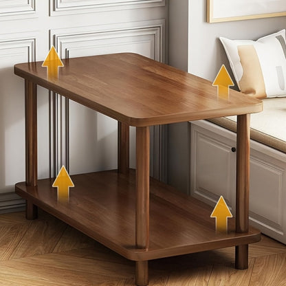 2-Tier Faux Marble Side Table with Multiple Color Options, Living Room End Table detail image - detail view 8