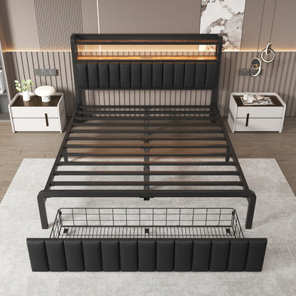 2-Tier Metal Bed Frame, Mattress Support Frame for Bedroom Comfort and Support detail image - detail view 10