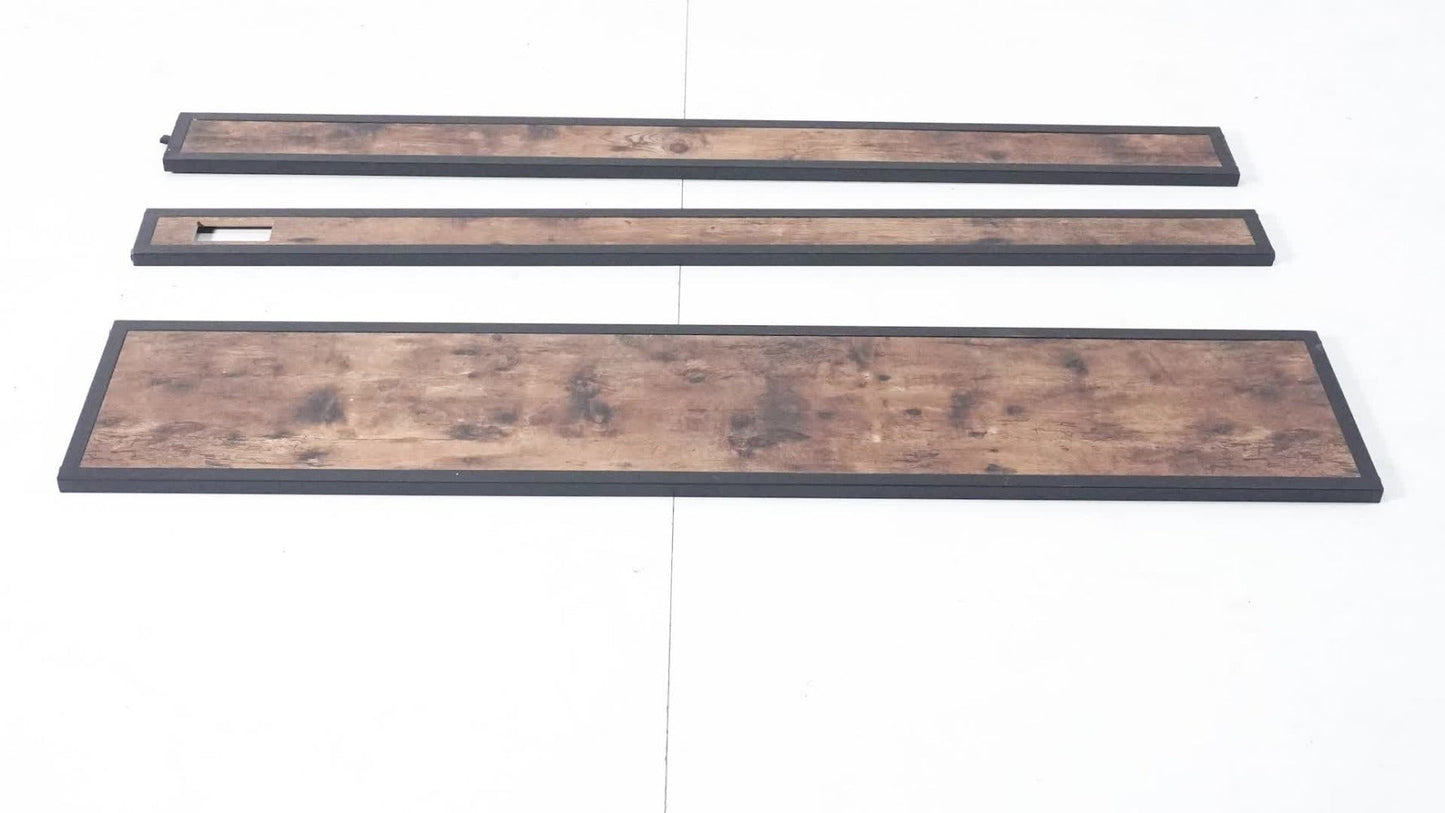 2-Tier Metal Bed Frame with LED Lighting and No Box Spring Needed detail image - detail view 14