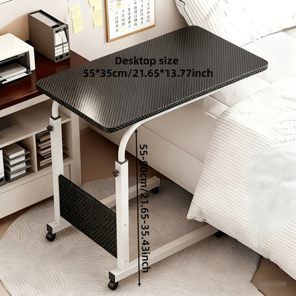 2-Tier Rolling Bedside Table with Rolling Wheels for Living Room detail image - detail view 16