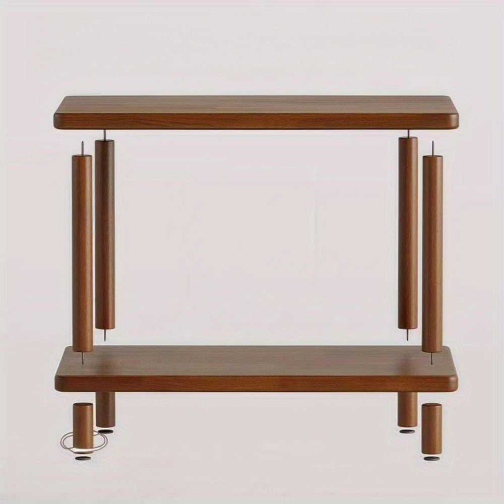 2-Tier Space-Saving Side Table, Bedside End Table for Work, Display, and Everyday Use detail image - detail view 11