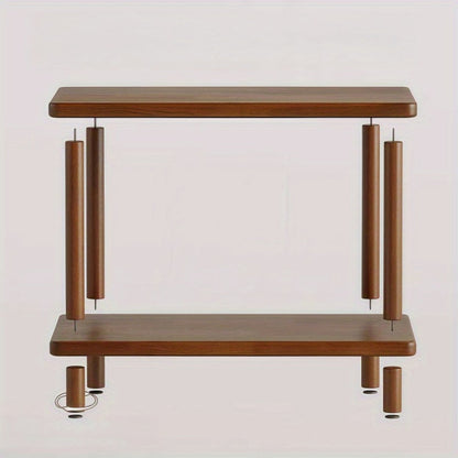 2-Tier Space-Saving Side Table, Bedside End Table for Work, Display, and Everyday Use detail image - detail view 11