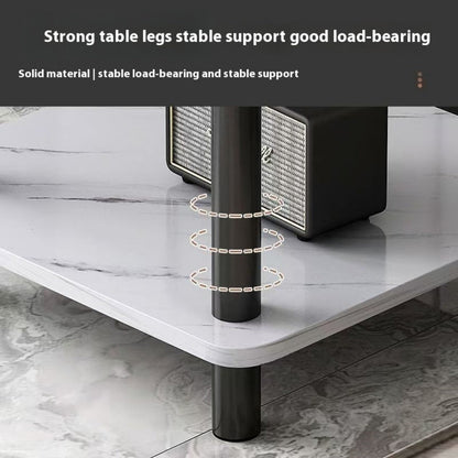 2-Tier Space-Saving Side Table, Bedside End Table for Work, Display, and Everyday Use detail image - detail view 13