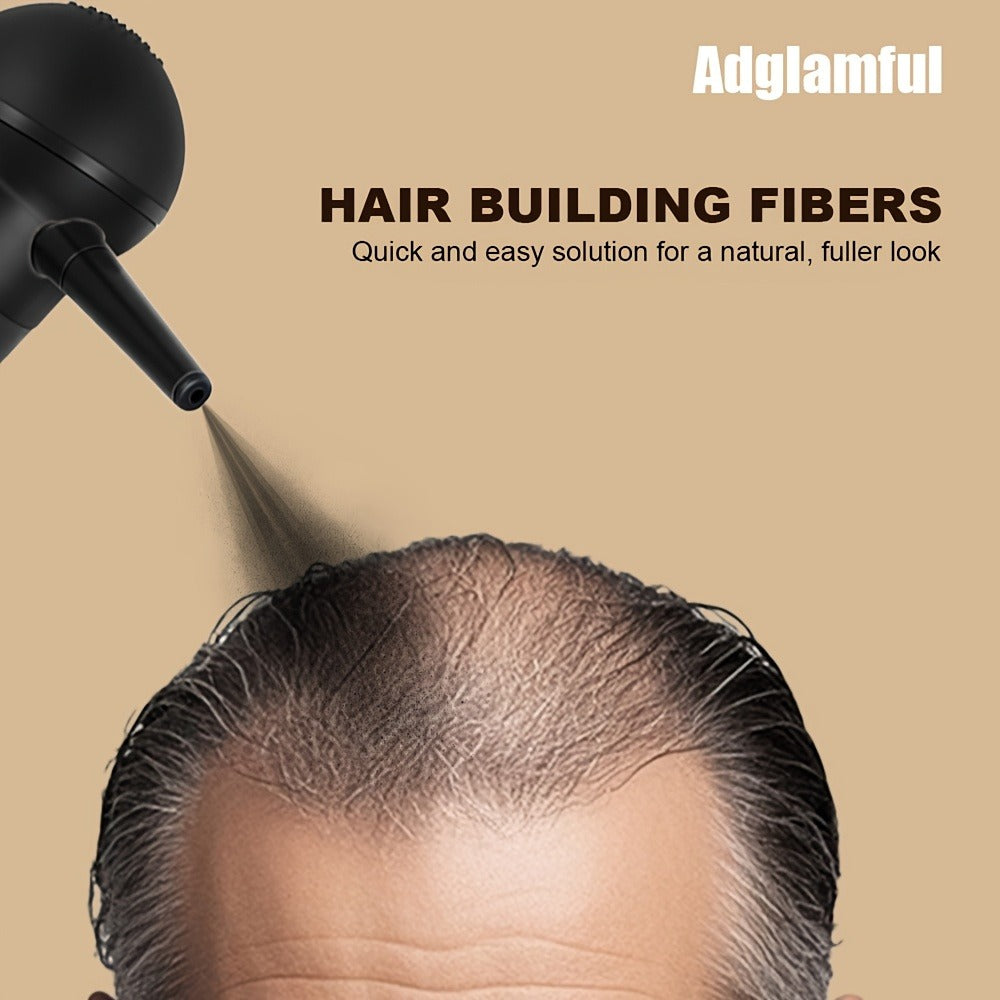 15-Gram Hair Fiber Kit with Directional Spray Applicator in Four Black and Brown Shade Options