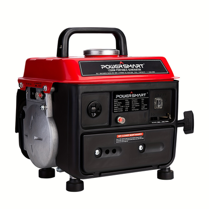 Portable Generator 1200W 2-Stroke Low Noise - Compact Lightweight Gas Powered Generator for Camping, Job Sites, Outdoor Work, Home Emergency Backup, Easy Recoil Start