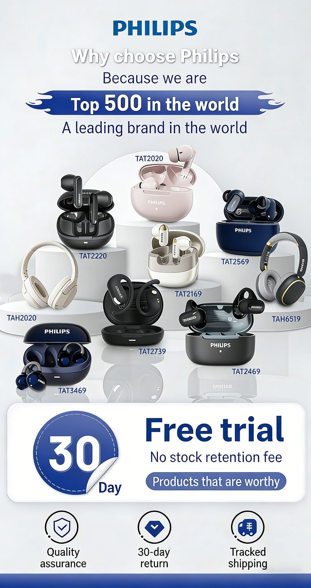 Bluetooth 5.4 Semi-Open Earbuds True Wireless TWS Charging Case Noise Cancelling Mic 20H Playtime Type-C Charging Sports Travel Home Office Wireless Earphones Blue Black White