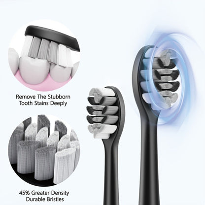 Electric Toothbrush with IPX8 Rating, Five Brush Heads, Metal Handle, USB Charging and Two-Minute Timer