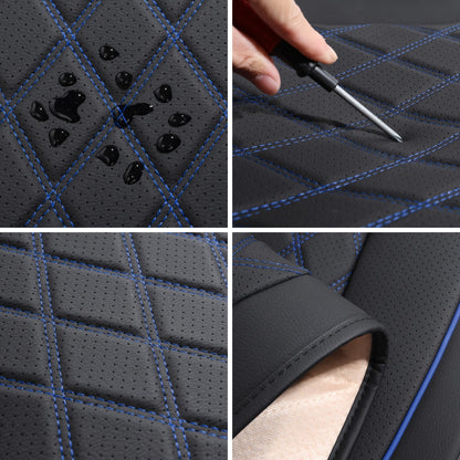 Car Seat Covers Front Pair with Full-Surround High-Back Design and Fifteen Color or Pattern Options