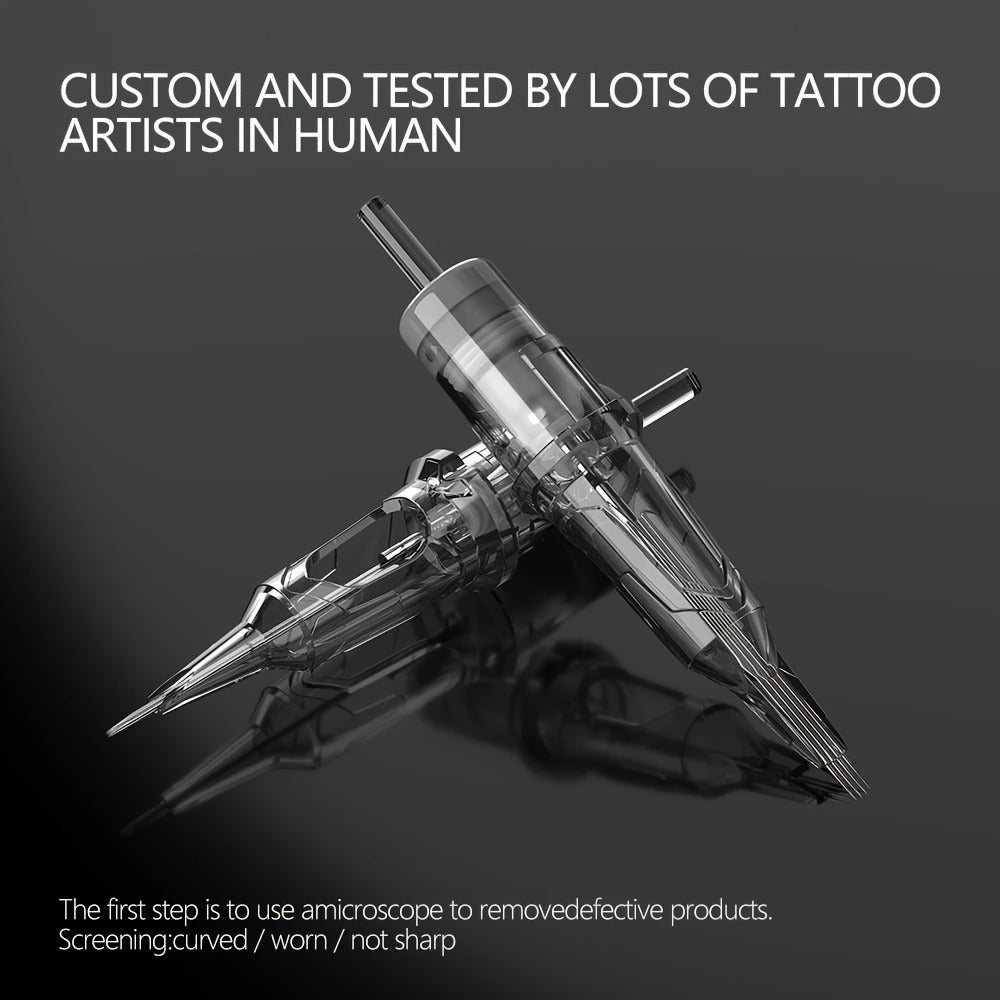 Tattoo Cartridge Needles with XNET X-RAY Label, 20-Piece RL RS or RM Code Combination Packs