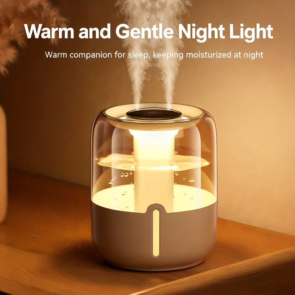 Humidifier 6.8L Top-Fill Dual-Mist Model with 10/20-Hour Spray Modes and Low-Water Auto Stop