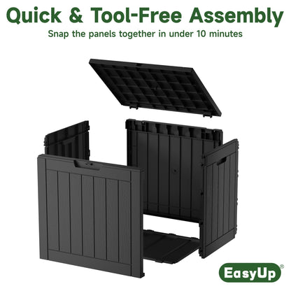 Resin Deck Box 35/45 Gallon – Lockable Outdoor Storage