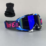 Black and Blue Frame - Colored Film and Headscarf