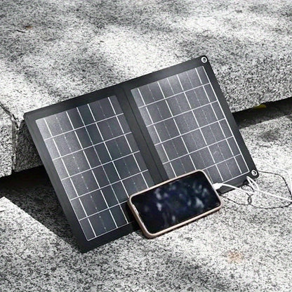 Solar Panel Charger | Foldable Portable Camping RV Power Station Laptop