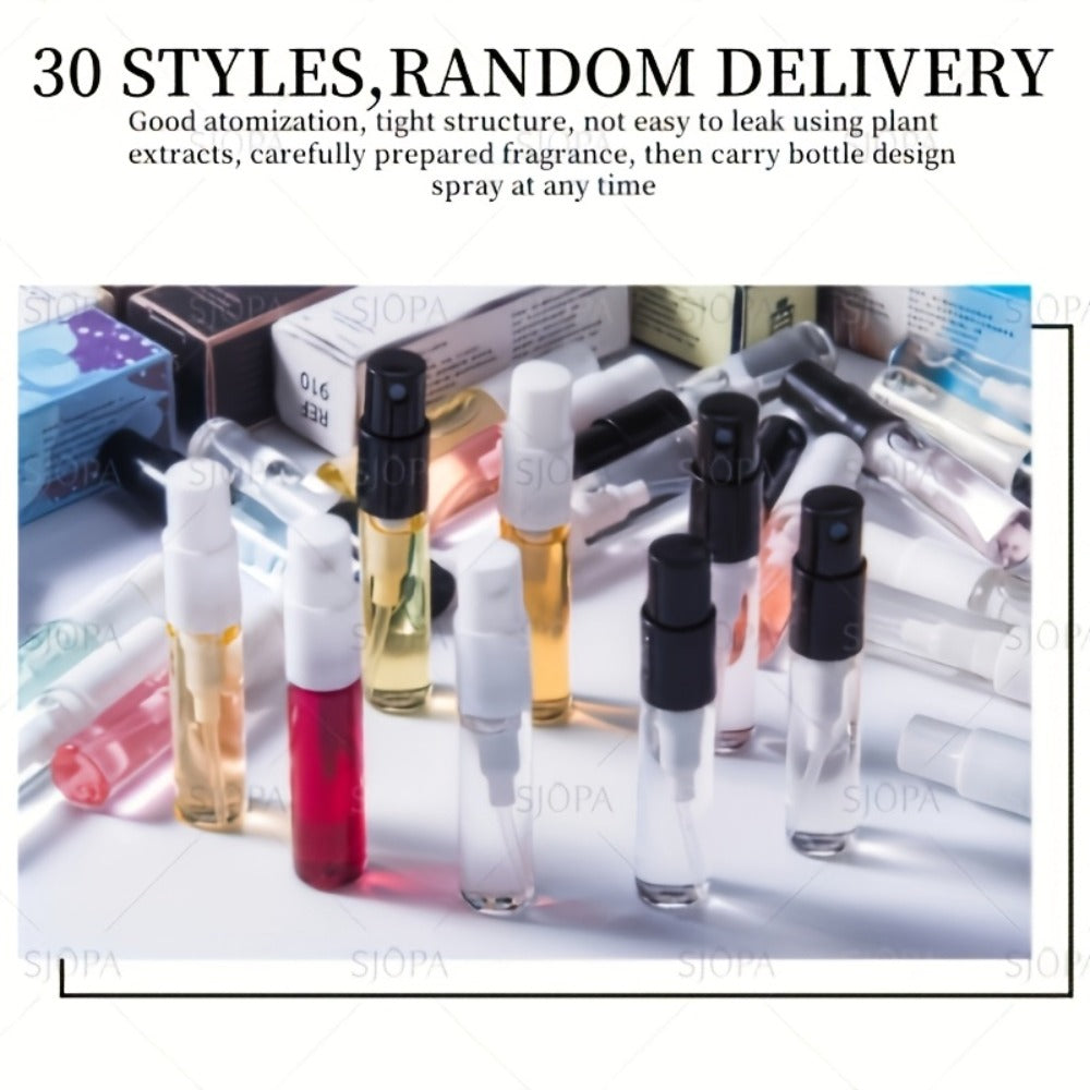 Women's Perfume Gift Set - Random Flavor Solid Fragrance Sampler 10pcs Color Box / 30pcs Card Version