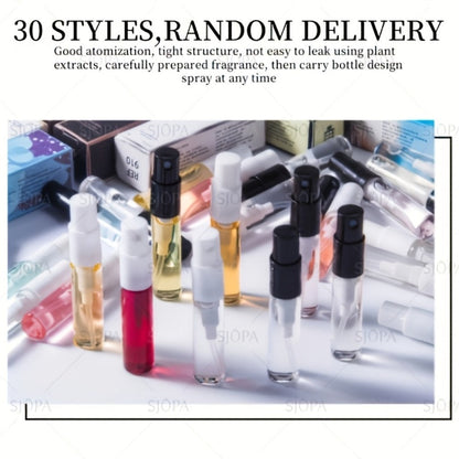 Women's Perfume Gift Set - Random Flavor Solid Fragrance Sampler 10pcs Color Box / 30pcs Card Version