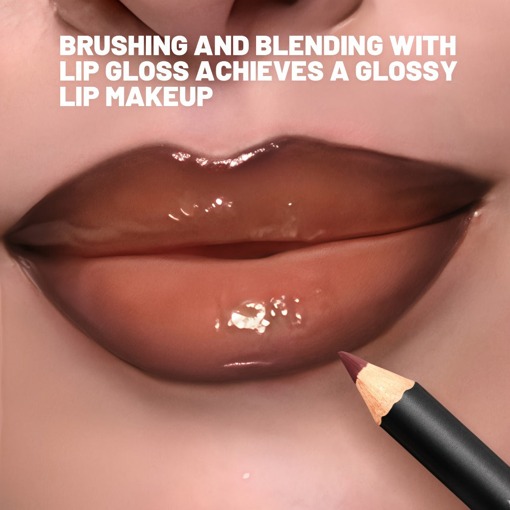 Lip Gloss and Liner Duo with Exact Color #11 Gloss and Color #01 Pencil Checkout Combination