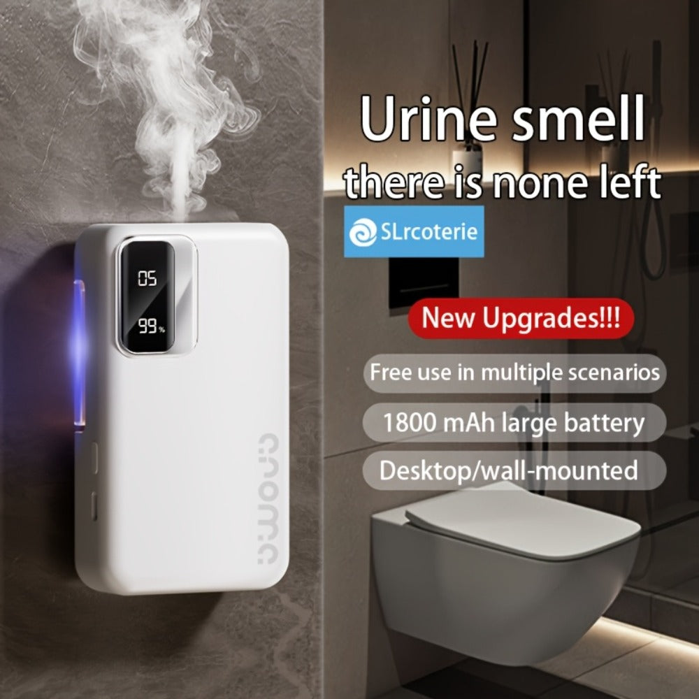 Aromatherapy Diffuser Smart Digital, 1800mAh 7-Speed Sonic Essential Oil Diffuser Humidifier with USB Charging