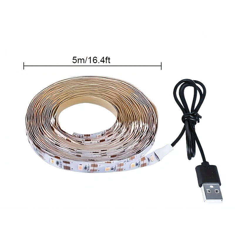 LED Grow Light Strip 16.4 FT Full Spectrum – USB 5V Cuttable Plant Light for Under Cabinet, Indoor Plants, Bonsai, Succulents & Hydroponics, Low Voltage Safe, 1pc or 2pcs