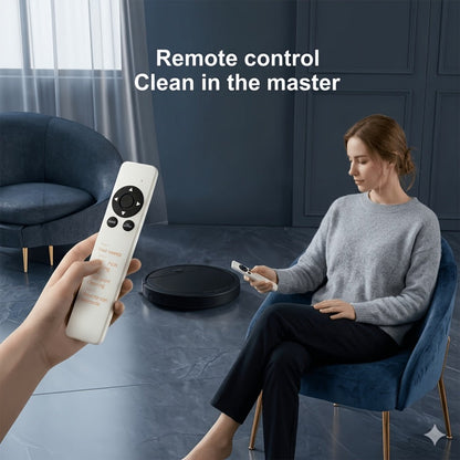 2000Pa Robot Vacuum Cleaner 150-Min Battery – Multifunctional Auto Floor Cleaner for Pet Hair, Dust & Paper Debris, Smart Robotic Vacuum for Hardwood, Tile & Carpet, Black & White