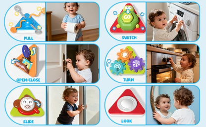 21-in-1 Toddler Busy Board Activity Cube – Early Educational Sensory Toy for Boys & Girls Ages 1-3 | Travel Toy | 1st Birthday & Christmas Gift for Kids