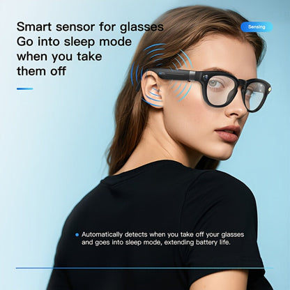 ChatGPT Smart Glasses 4K Camera 16GB – AI Real-Time Translation 150+ Languages, Voice Assistant, Wireless Calling & Music, Video Recording Wearable Tech for Men Women Travel Business