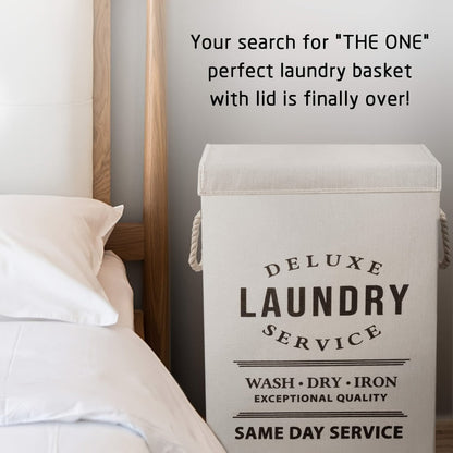 Laundry Hamper Collection in Black or Gray Lidded Styles and One- or Three-Pack Foldable Basket Options