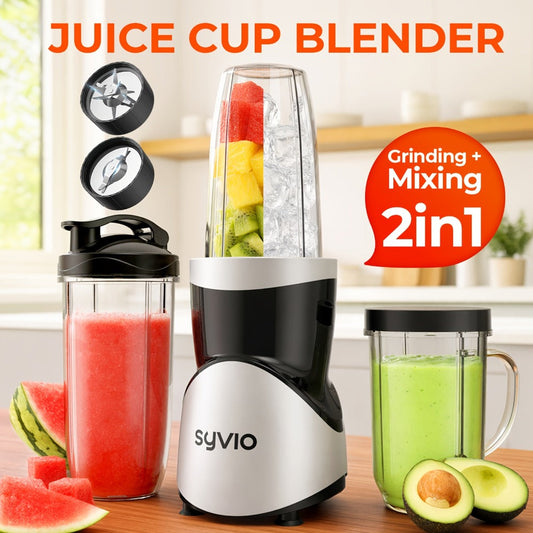 Personal Blender & Smoothie Maker 12-in-1 – High-Powered Protein Shake Mixer, Multi-Function Grinder, BPA-Free with Portable Cup