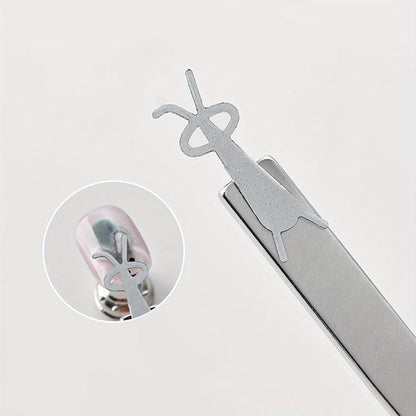 11-Piece Cat Eye Nail Magnet Set with Three-in-One Stick, Heart and Bunny Pattern Tools for Gel Designs