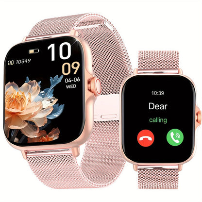 Smartwatch with Bluetooth Calling 1.91" AMOLED HD Touch Screen, Voice Assistant, Music Playback, Built-in Mic & Speaker, Multi-Sport Fitness Tracker – iPhone & Android Compatible