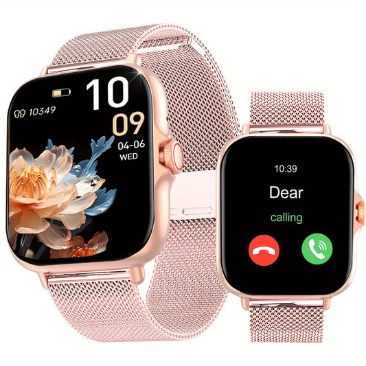Smartwatch – with Bluetooth Calling 1.91" AMOLED HD Touch Screen, Voice Assistant, Music Playback, Built-in Mic & Speaker, Multi-Sport…