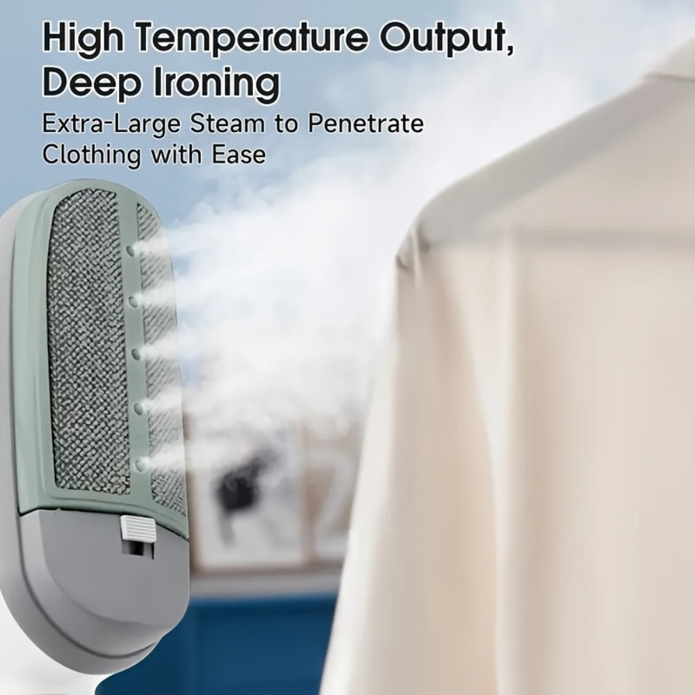 Handheld Steam Iron Garment Steamer, 25-Second Fast Heat-Up, Portable Wrinkle Remover for Clothes