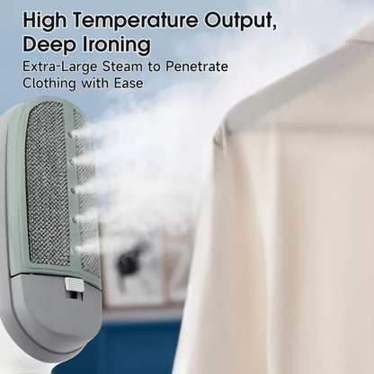 Handheld Steam Iron Garment Steamer, 25-Second Fast Heat-Up, Portable Wrinkle Remover for Clothes