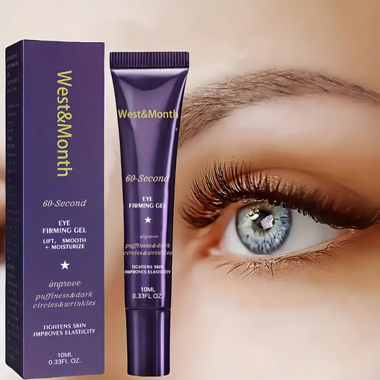 Caffeine Eye Cream Firming 60 Second Formula with Retinol Hyaluronic Acid Moisturizing Anti-Puffiness Under Eye Tightening Cream Alcohol-Free 0.66fl oz Daily Skincare Gift for Women