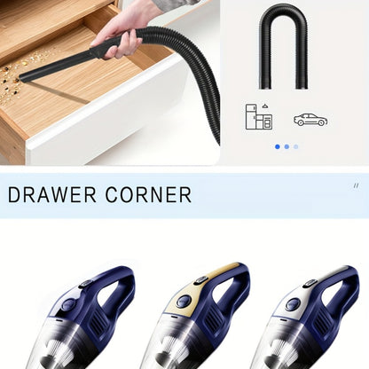 Wireless Car Vacuum Cleaner 5000PA - USB Charging, One-Click Dust Empty, 2000mAh Rechargeable, 40dB Low Noise, Portable Handheld Auto Vacuum for Cars, Home, Office & Pet Hair, 6 Colors