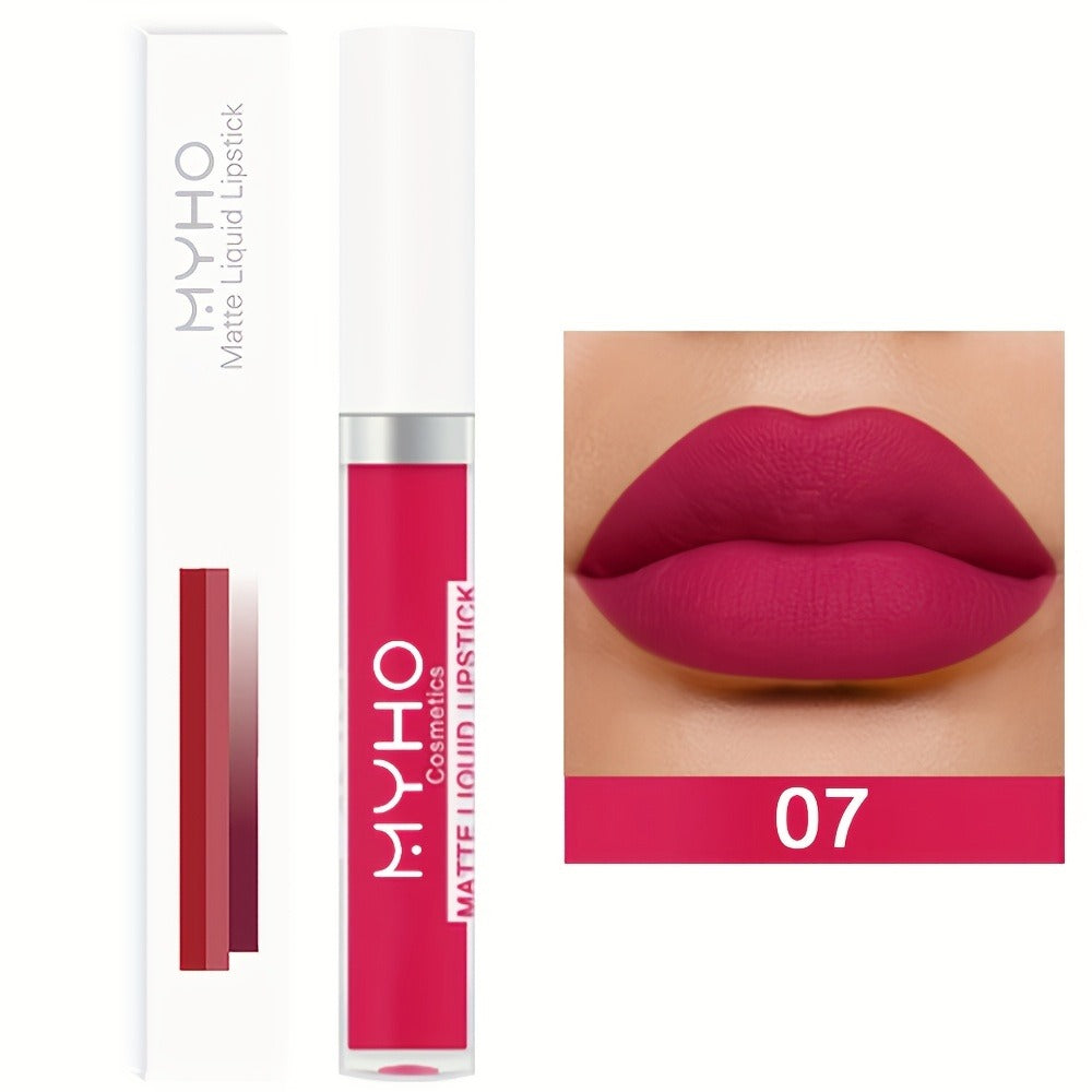 Lip Gloss Set by MYHO Cosmetics with 9 Matte Lip Colors per Set and Two Retained Shade Collections
