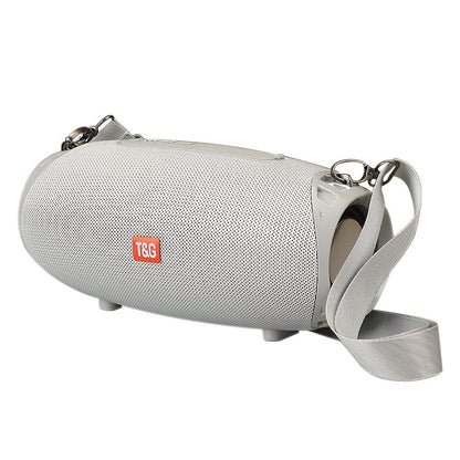 Portable Bluetooth Speaker TG534 with Dual Drivers, TWS, FM Radio, TF, USB and Built-In Microphone