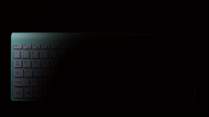 2.4G Wireless Keyboard and Mouse Combo Ultra-Thin Slim Full Size with Numpad Silent Keys Plug and Play USB Nano Receiver for Windows PC Desktop Laptop Home Office Blue Red