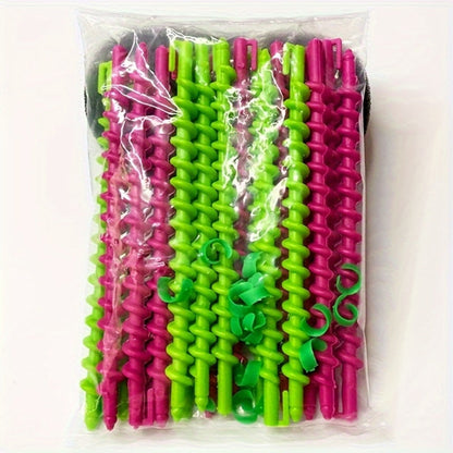 Spiral Hair Curling Rod Set in Small, Medium or Large Options with 39- and 42-Piece Counts