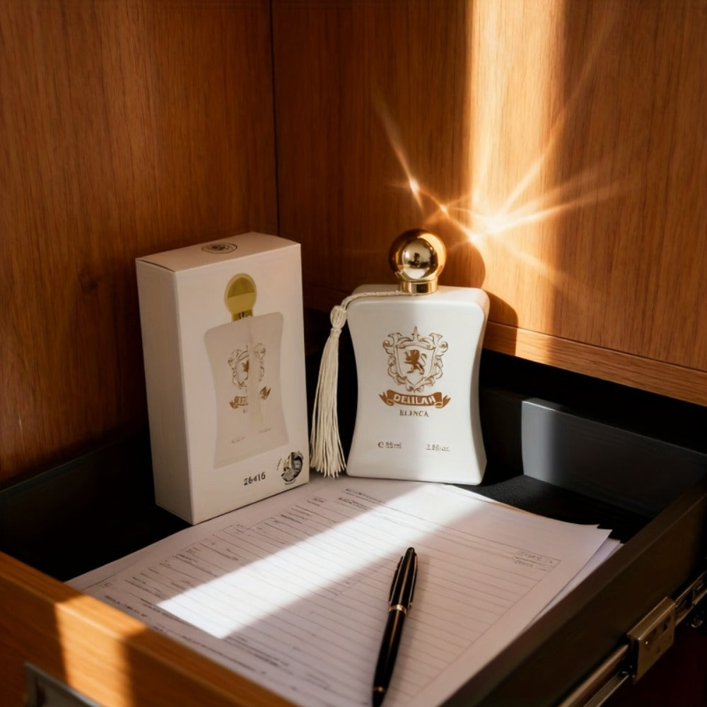 Women's Perfume Delilah Blanca 26416 with Fresh Aromatic Profile in a White Presentation Box
