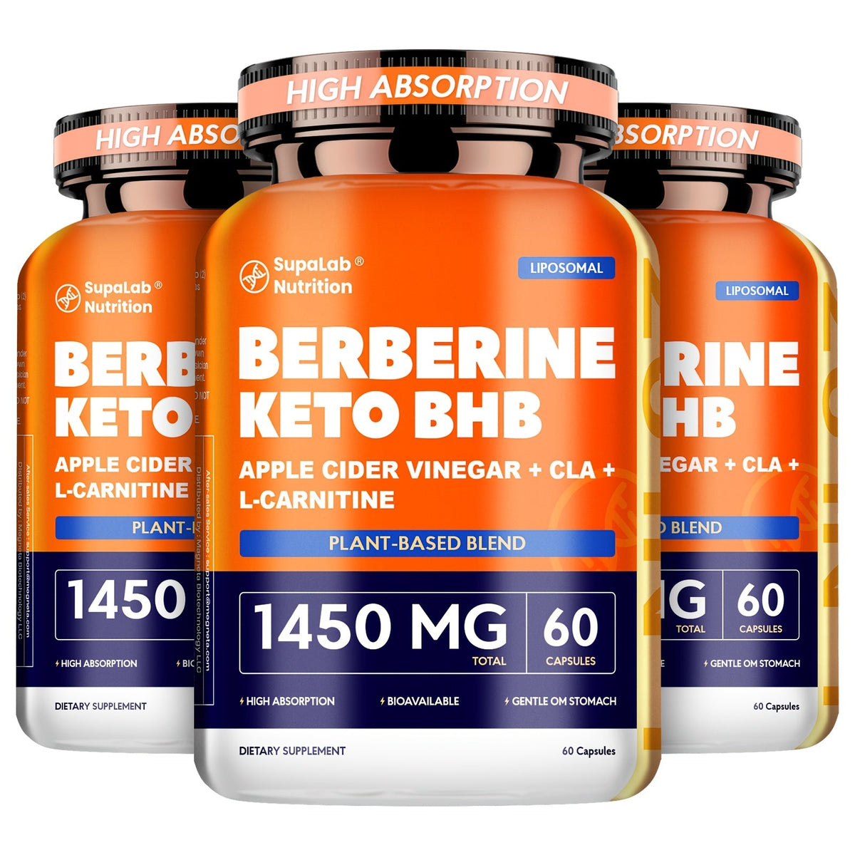 Herbal Weight Loss Capsules with White Kidney Bean & Berberine, Gut Health, Daily Energy & Body Reshape Diet Supplement for Women