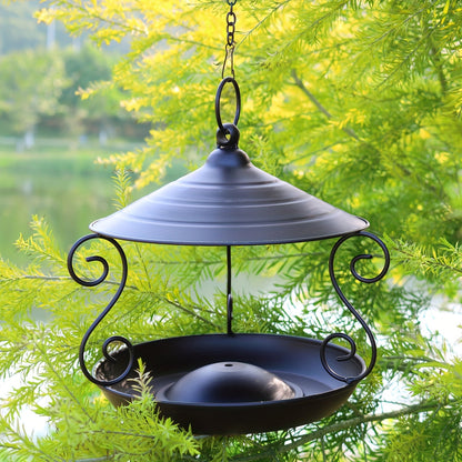 Bird Feeder, Hanging Metal Outdoor Garden Yard Decor Bird Lover Gift for Garden, Yard and Pest Management