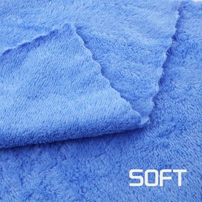Microfiber Towel Set 40pcs – Ultra Soft Quick Dry Absorbent Hand Face Towels for Bathroom, Coral Fleece Cleaning Wipes, Skin-Friendly